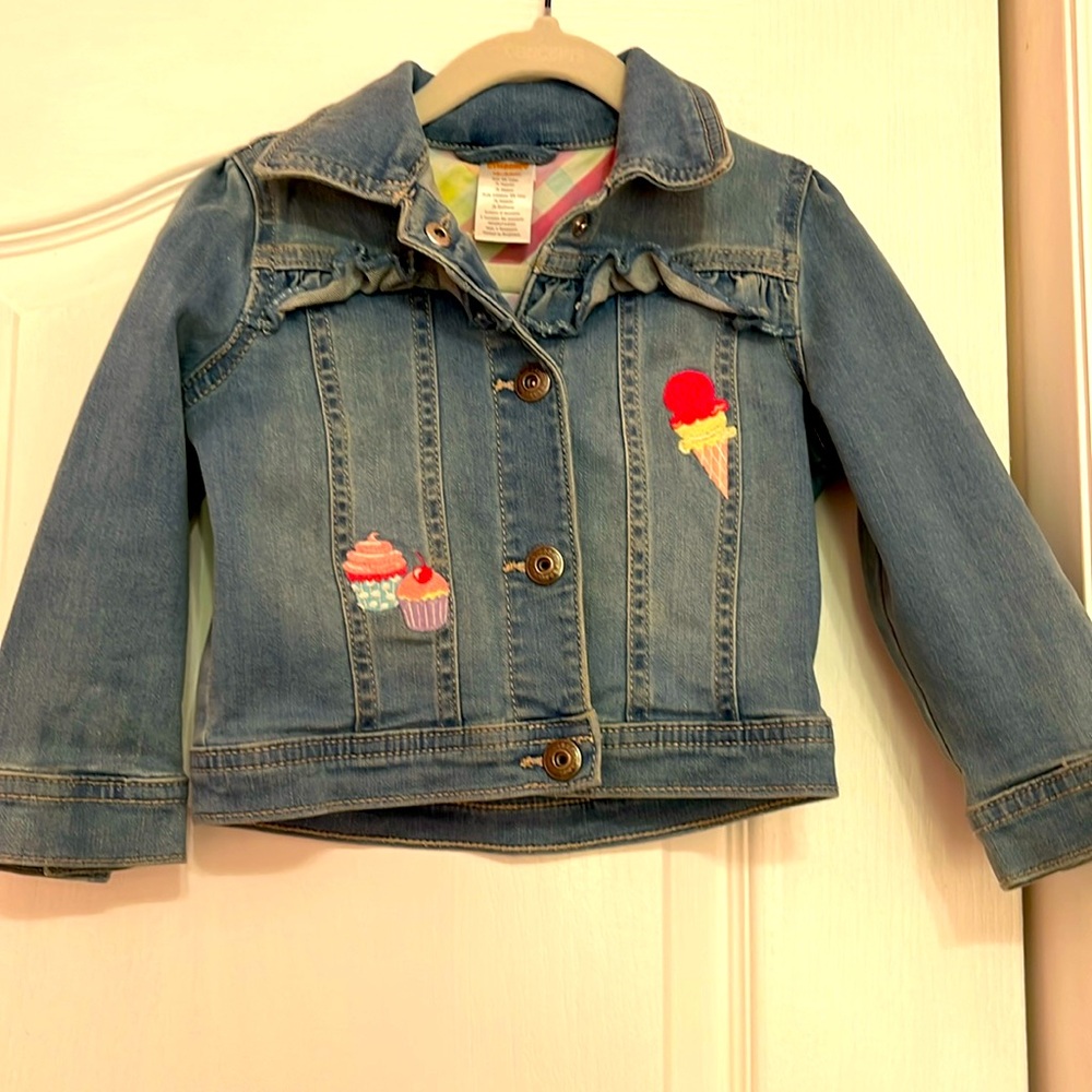 Gymboree cupcake Jean jacket